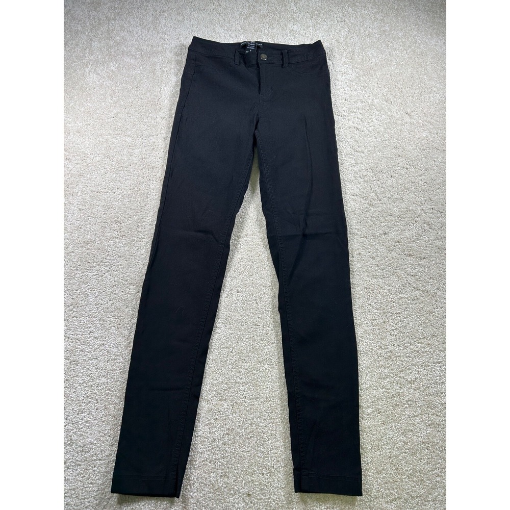 Body By Us Womens Size S Black Skinny Pants Goth Grunch